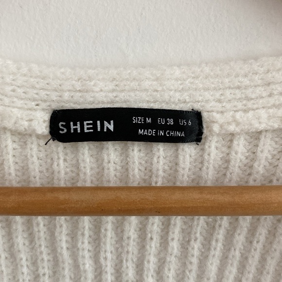 Cozy White Open-Front Sweater - Picture 2 of 5
